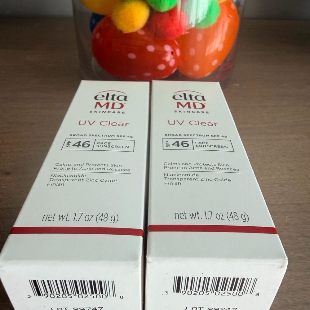 EltaMD UV Clear Sunscreen SPF 46 pack of 2 exp 05/27